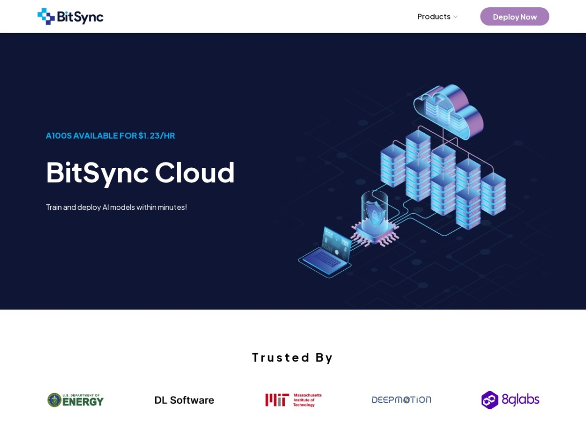 BitSync website built by Elevate Digital Partners