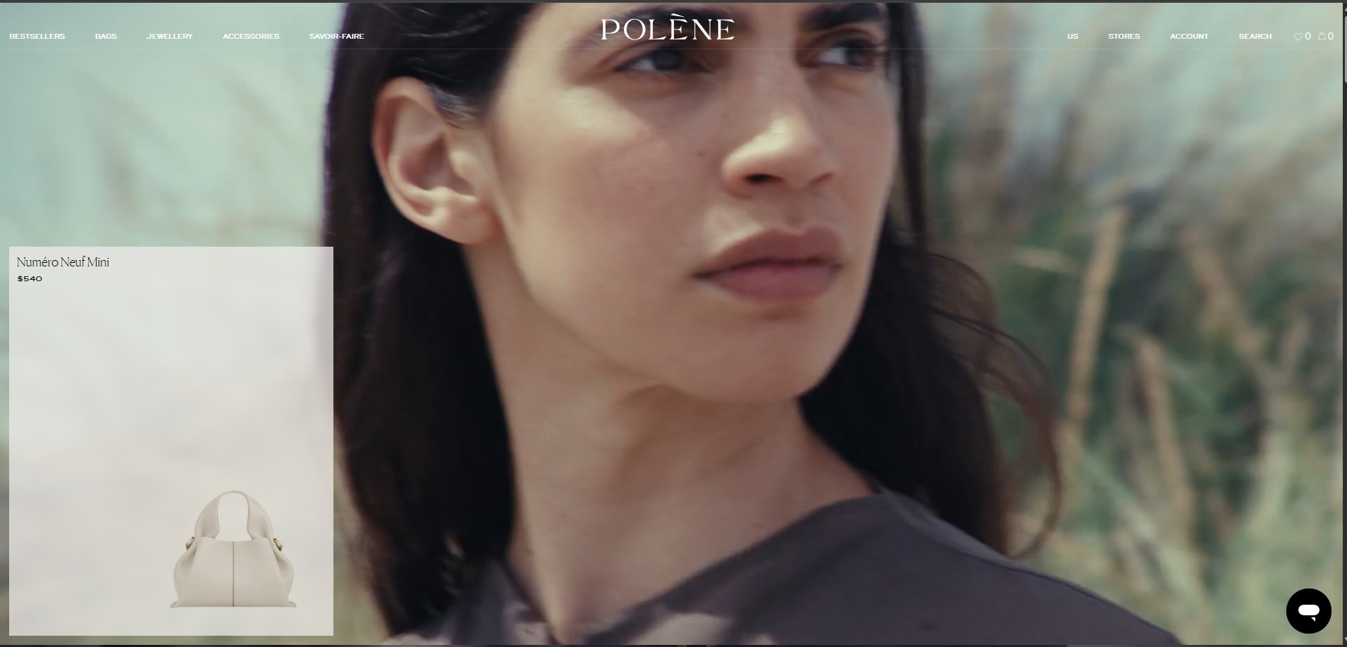 Polène Paris website built by Elevate Digital Partners